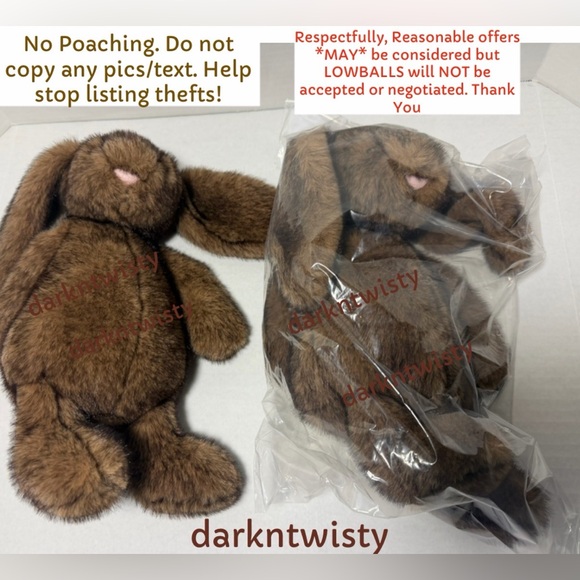 BNWT JELLYCAT LUXE HOPPLESTON LUXE BUNNY MED SALES RECEIPT AVAILABLE 1/ONE ONLY - Picture 6 of 9